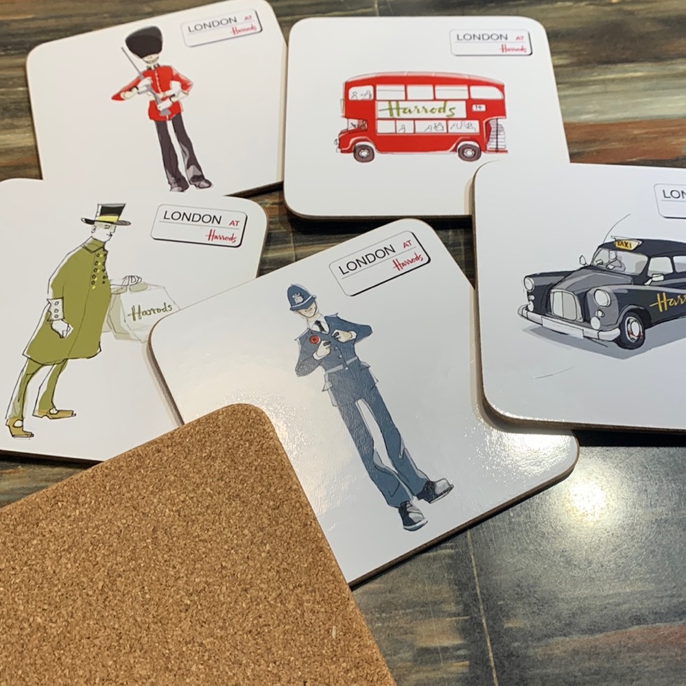 SALE!!! Vintage English drink coasters. 3